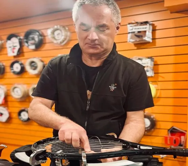 Len Filatov, Master Technician and Tour Stringer at Tennis Lab FX